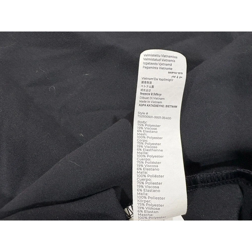 Fabletics Evolve Oversized Scrub Top Black Uniform Nurse 3 Pocket Womens Sz XS - Picture 9 of 10